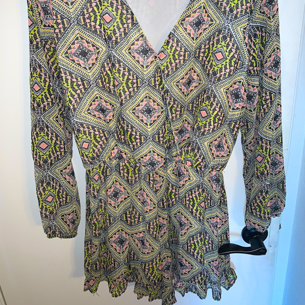 Long sleeve romper